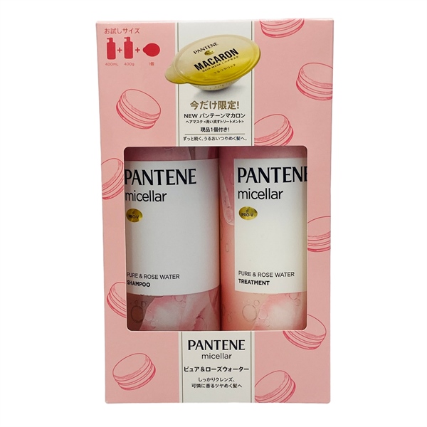 Cặp Dầu Gội+Xả Pantene Micellar Nhật Bản Vỏ Hồng Nhạt