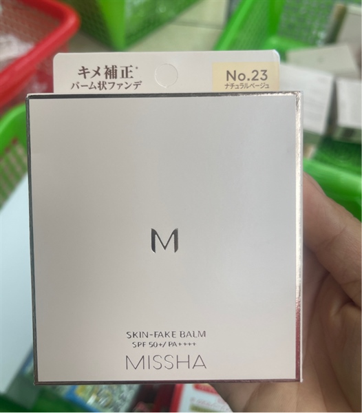 Phấn Missha tone 23 spf 50+ vỏ hồng