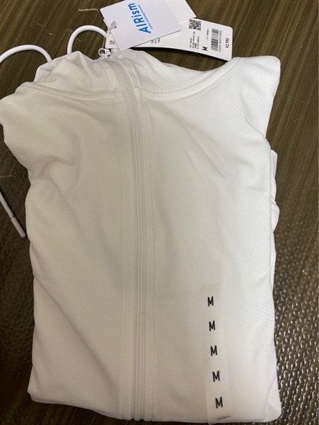 Áo Chống Nắng Màu 00 Trắng Size M 2024