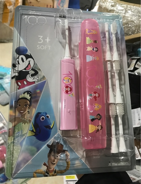 BỘ BÀN CHẢI CHO BÉ DISNEY100 - Hồng