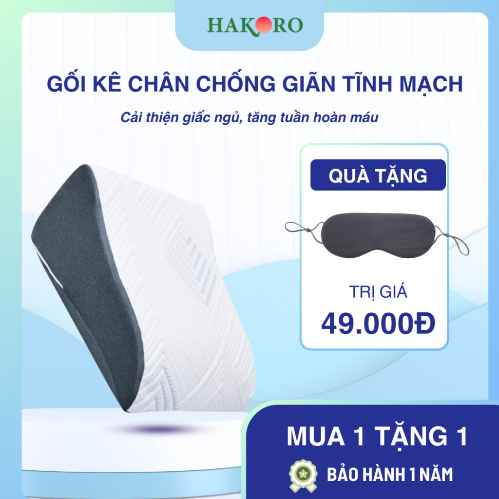 Gối Kê Cao Chân Chống Giãn Tĩnh Mạch – Thiết Kế Công Thái Học