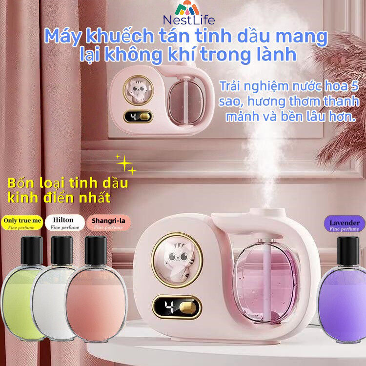 Khuếch tán tinh dầu máy tạo độ ẩm máy xông tinh dầu phòng ngủ hương thơm dịu nhẹ tỏa nhanh